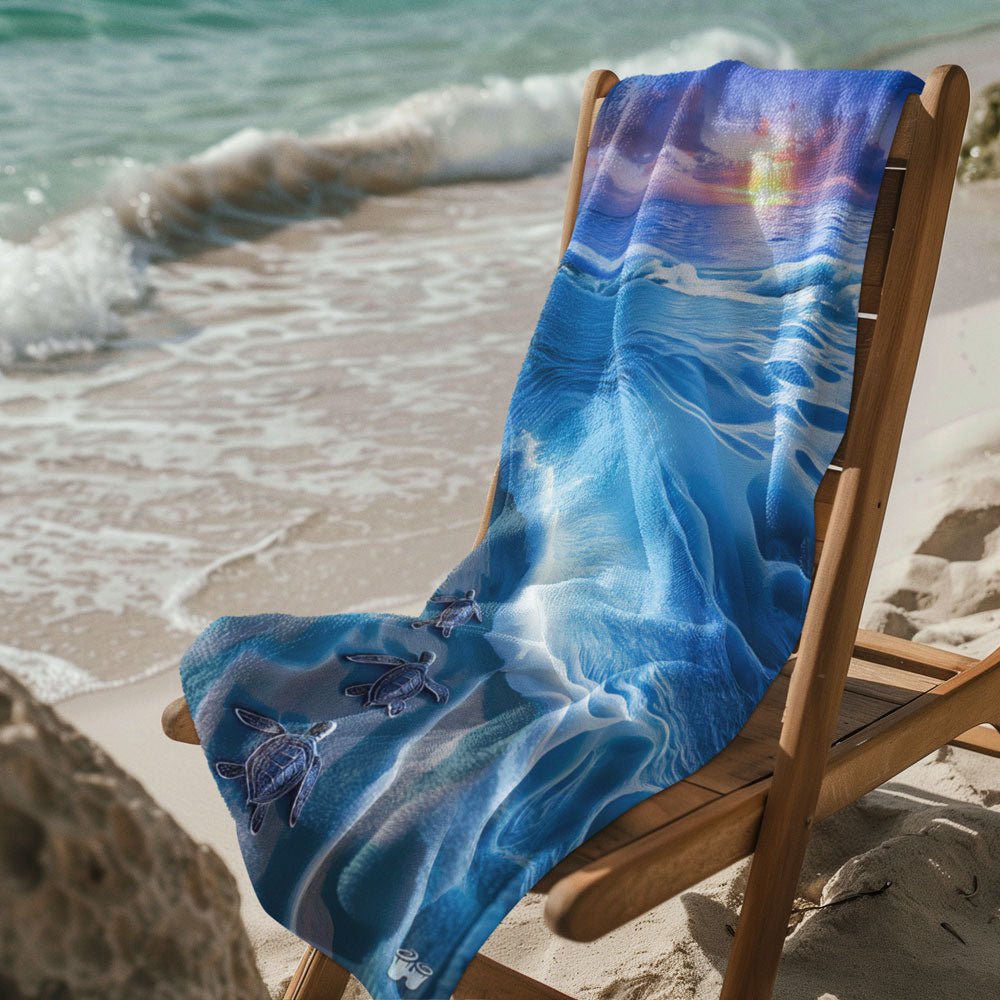 Baby Sea Turtle Beach Towel | Ocean Calling